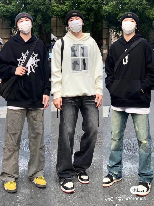 áo hoodie mặc với quần gì