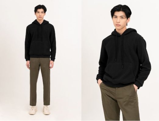 áo hoodie mặc với quần gì
