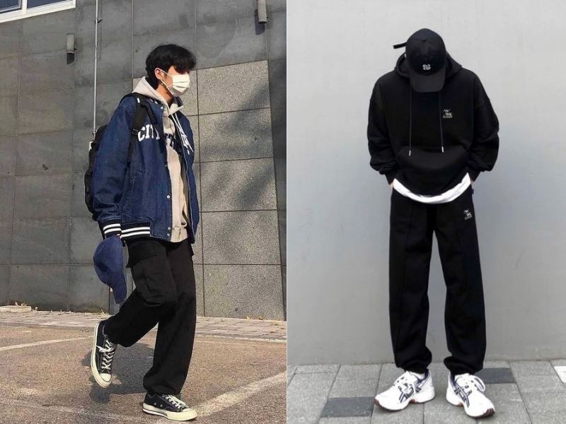 áo hoodie mặc với quần gì